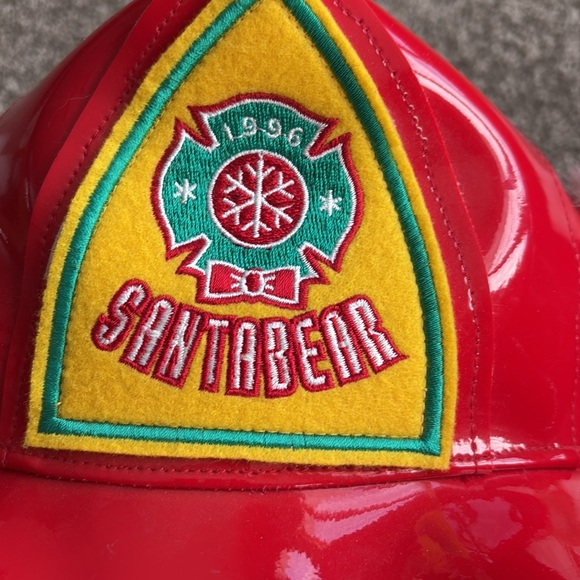 1996 Dayton’s Santa Bear New with Tag Vintage Fireman Stuffed Santa Bear - Picture 6 of 7